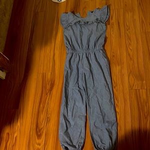 Girls denim Nautical Romper! Excellent condition!